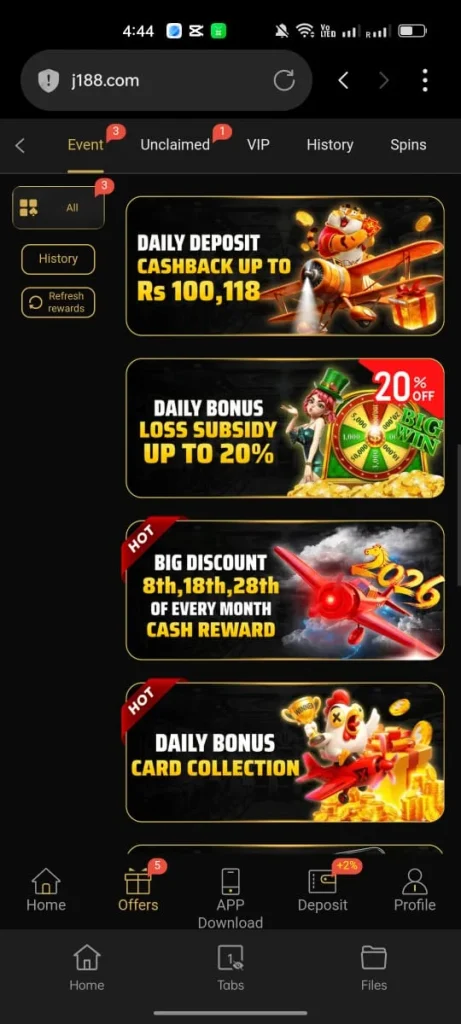 J188 Game Lucky Spins